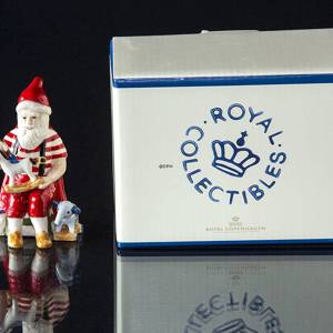 2019 The Annual Santa figurine, Santa with toys Royal Copenhagen | Year 2019 | No. 1027171 | Alt. 1252005 | DPH Trading