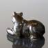 Bear lying comfortably, Royal Copenhagen stoneware figurine no. 21520 | No. 1049238 | Alt. R21520-S | DPH Trading