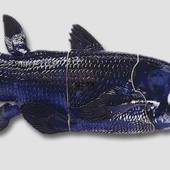 Blue Fish, straight, Royal Copenhagen figurine