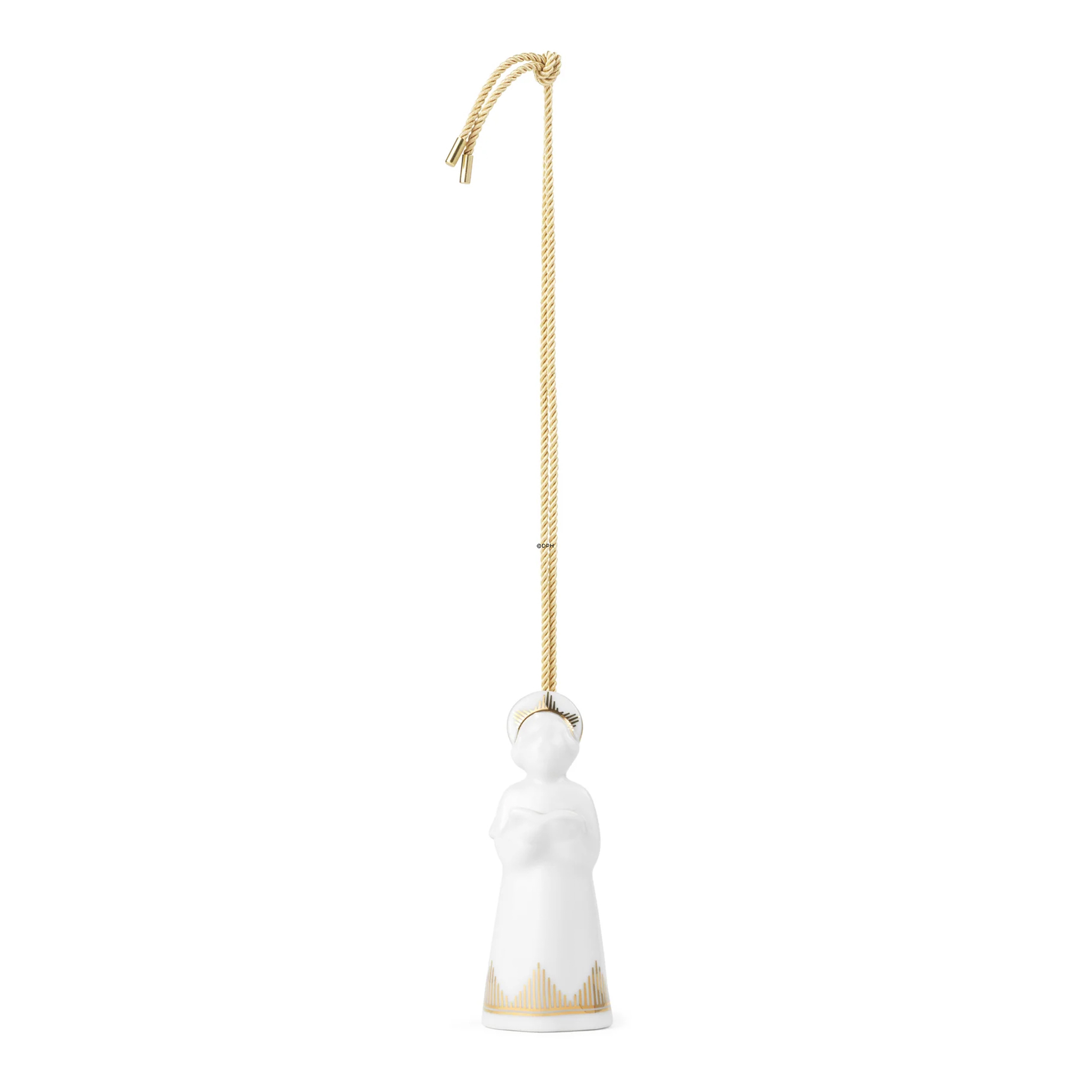 Royal Copenhagen hanging ornament, Angel with Hymn Book