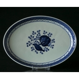 Royal Copenhagen/Aluminia Tranquebar, blue, Oval Dish no. 11/1102