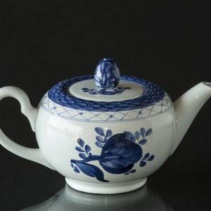 Royal Copenhagen/Aluminia Tranquebar, blue, Small Tea Pot for one person | No. 11-1187 | DPH Trading