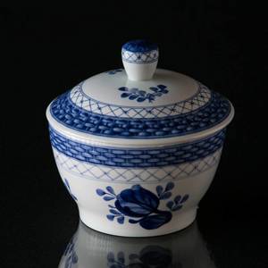 Royal Copenhagen/Aluminia Tranquebar, blue, sugar bowl | No. 11-953 | DPH Trading