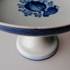 Royal Copenhagen/Aluminia Tranquebar, blue, Cake Dish on Stander (See damage on pictures) | No. 11-986 | DPH Trading