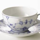 Blue Fluted, Plain, Breakfast Cup, Royal Copenhagen
