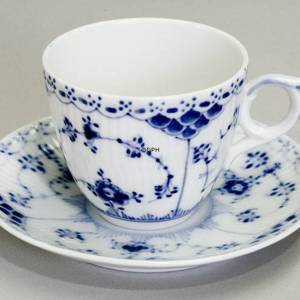 Blue Fluted, Half Lace, Espresso | No. 1102053 | Alt. 1-528 | DPH Trading
