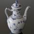 Blue Fluted, Half Lace, Coffeee Pot, capacity 100 cl., Royal Copenhagen | No. 1102126 | Alt. 1-519 | DPH Trading