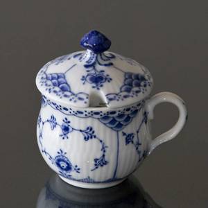 Blue Fluted, Half Lace, Mustard Pot, Royal Copenhagen | No. 1102198 | Alt. 1-744 | DPH Trading