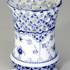 Blue Fluted, Full Lace, Vase | No. 1103370 | Alt. 1-1016 | DPH Trading