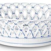 Blue Fluted, Full Lace, small Fruitbowl 19cm