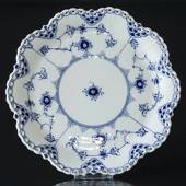Blue Fluted, Full Lace, Stand for large Fruit bowl no.1061, Royal Copenhage...