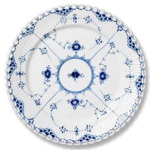 Blue Fluted, Full Lace, Plate, Royal Copenhagen 27cm | No. 1103627 | Alt. 1017240 | DPH Trading