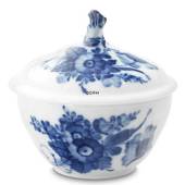 Blue Flower, Curved, Sugar Bowl, capacity 15 cl., Royal Copenhagen