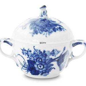 Blue Flower, Curved, Sugar Bowl, Royal Copenhagen | No. 1106159 | Alt. 10-1680 | DPH Trading