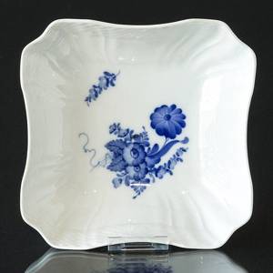 Blue Flower, Curved, Square Salad Bowl ø21cm | No. 1106576 | Alt. 10-1522 | DPH Trading