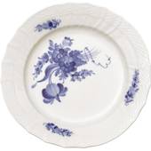 Blue Flower, Curved, Flat Plate 21cm