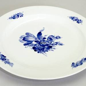 Blue Flower, braided, round dish Ø36cm | No. 1107376 | Alt. 10-8013 | DPH Trading