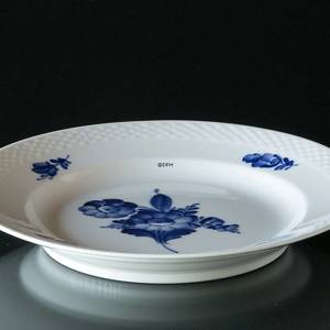 Blue Flower braided, flat plate Ø21cm | No. 1107621 | Alt. 10-8095 | DPH Trading
