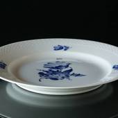 Blue Flower braided, flat plate 25,5 cm diameter