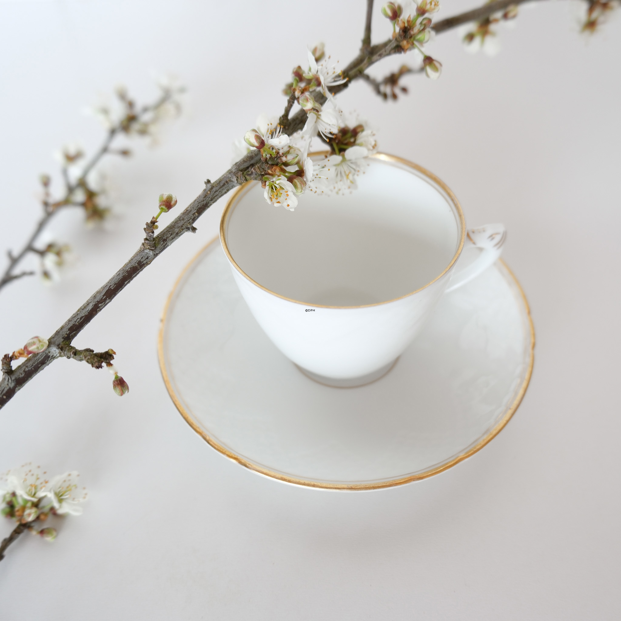 Bing & Grondahl Hartmann mocca cup with saucer no. 108b or 463