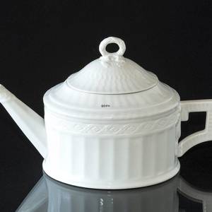 White Fan, teapot, Royal Copenhagen | No. 1121141 | DPH Trading