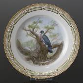 Fauna Danica Hunting Service, Birds plate with wood pigeon, Royal Copenhage...