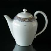 Magnolia, Grey with Gold, Large Tea or Coffee Pot, capacity 125 cl, Royal C...