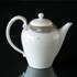 Magnolia, Grey with Gold, Large Tea or Coffee Pot, capacity 125 cl, Royal Copenhagen | No. 1211126 | DPH Trading