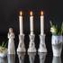 Three wise men, candlesticks, set of 3, Caspar, Melchior, Balthazar, Royal Copenhagen | No. 1243038 | DPH Trading
