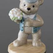 Victor 2000 Annual Teddy Bear figurine, Bing & Grondahl