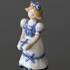 The Childrens Christmas 2000 Lisa, Figurine Ornament, Girl with present, Royal Copenhagen | Year 1999 | No. 1246738 | DPH Trading