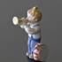The Childrens Christmas 2002, Figurine Ornament, Boy with drum and trumpet, Royal Copenhagen | Year 2002 | No. 1246744 | DPH Trading