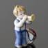 The Childrens Christmas 2002, Figurine Ornament, Boy with drum and trumpet, Royal Copenhagen | Year 2002 | No. 1246744 | DPH Trading