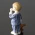 Oscar Boy in pyjamas with Teddy, From the series of mini children from Royal Copenhagenagen | No. 1249005 | Alt. 1249005 | DPH Trading