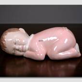 Baby girl sleeping, Royal Copenhagen figurine
