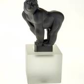 Black Gorilla, Royal Copenhagen monkey figurine