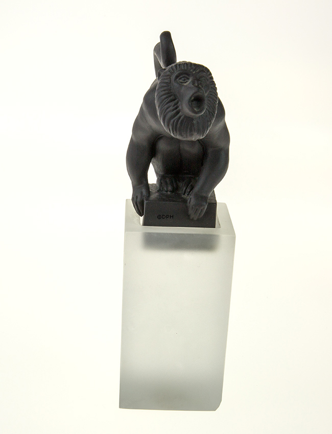 Black Howler Monkey, Royal Copenhagen monkey figurine no. 067