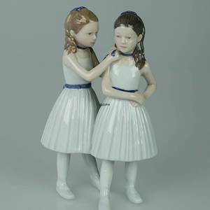 Two ballarinas standing, Ballerina, Royal Copenhagen figurine | No. 1249135 | DPH Trading