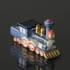 Steam Locomotive, Royal Copenhagen Toys figurine | No. 1249139 | DPH Trading