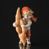 Pixie with cruller, Royal Copenhagen Christmas figurine