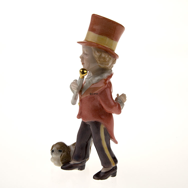 The Little Ringmaster, Royal Copenhagen figurine from the Mini Circus collection series