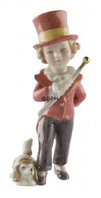 The Little Ringmaster, Royal Copenhagen figurine from the Mini Circus collection series