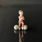 The Little Strong Man, Royal Copenhagen figurine from the Mini Circus colle...