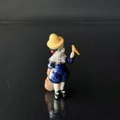 Clown With Guitar, Royal Copenhagen figurine from the Mini Circus collectio...