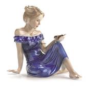 Young Lady with Bird, Royal Copenhagen figurine 