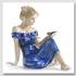 Young Lady with Bird, Royal Copenhagen figurine | No. 1249274 | DPH Trading