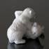 Polar Bear Cubs playing, Royal Copenhagen figurine | No. 1249324 | Alt. 1249324 | DPH Trading