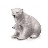 Polar Bear with cub, Royal Copenhagen figurine
