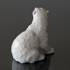 Polar Bear sitting, Royal Copenhagen figurine | No. 1249355 | Alt. R355 | DPH Trading