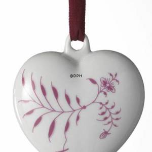 Royal Copenhagen Annual Heart, purple rose | No. 1249357 | DPH Trading